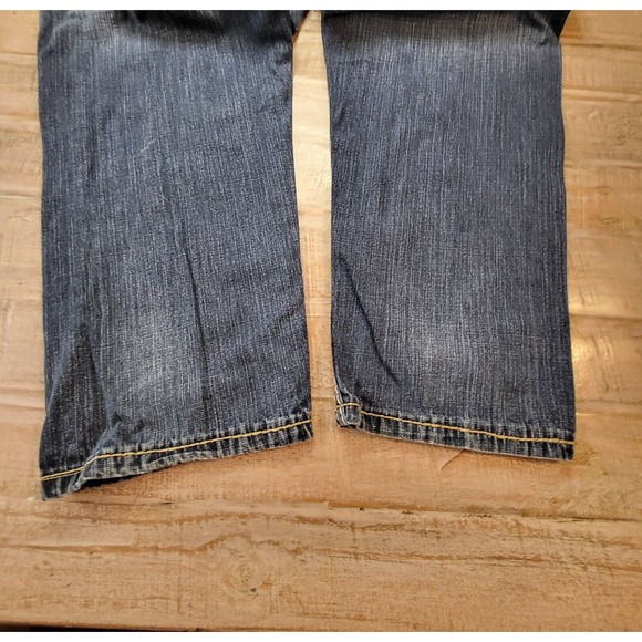 Evolution In Design Men's Jeans Size 40 Blue Distressed Baggy Denim 37x32 - Picture 11 of 11